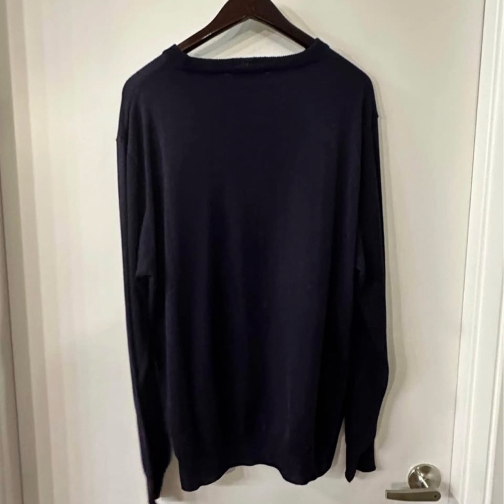 Montechiaro Men’s Black Sweater Large (52) $165 Retail Nwt Men's Black Sweater — image 2 of 7